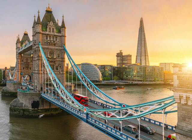 I went to London for the first time