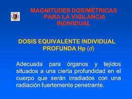 Definición de otra magnitud de dosis
