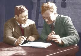 Francis Crick and George Gamow