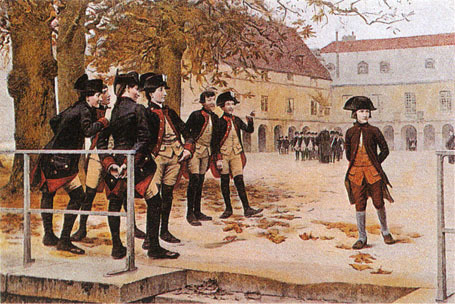 Ingressa a la real academia militar de París