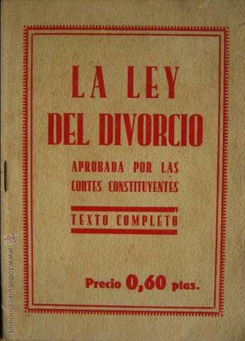 Aprobación Ley del Divorcio