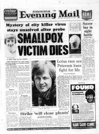 Última víctima mortal de la viruela