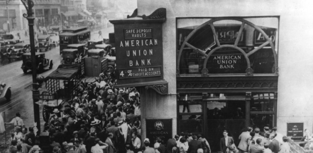 El hundimiento del comercio internacional por la Gran Depresión