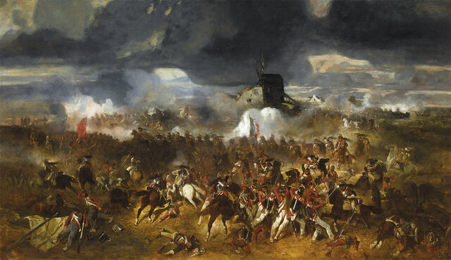 La batalla de Waterloo