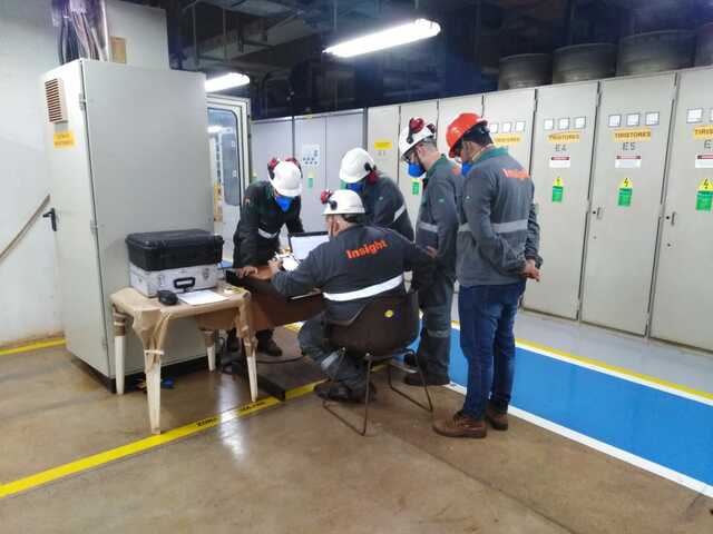 Ensaios elétricos finais do GP