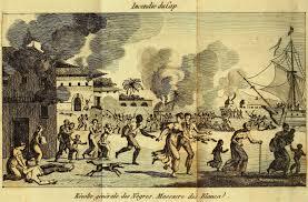 Slaves rise up on northern plantations of St. Domingue