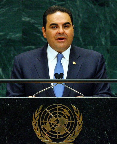 Presidente Elías Antonio Saca.