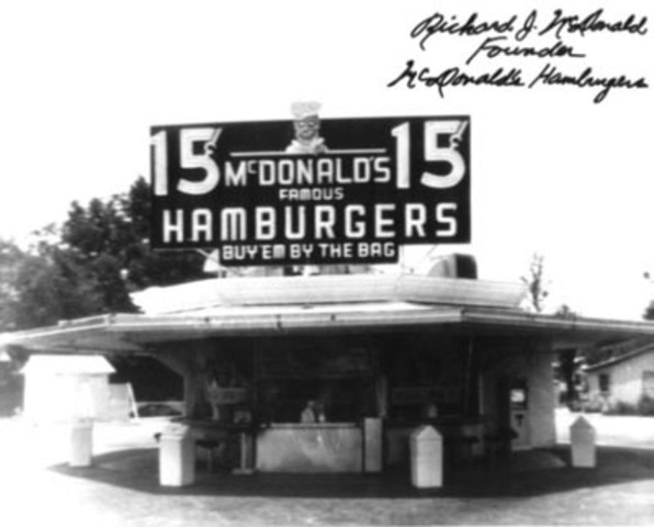 First McDonalds Founded