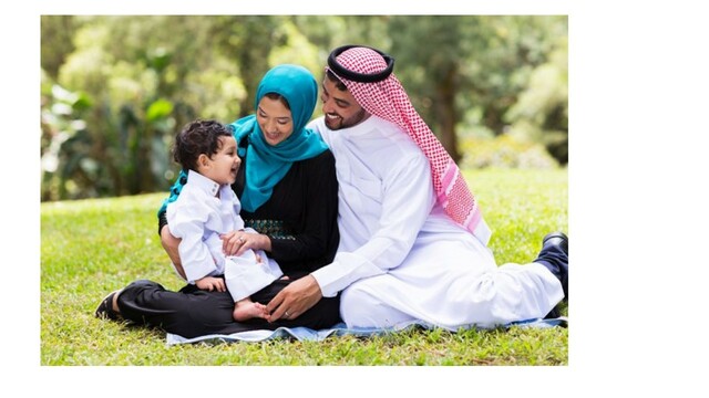 Familia musulmana.