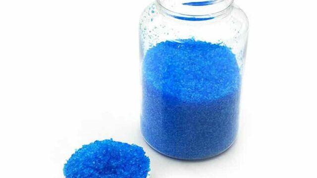 Hongos en plantas y el sulfato de cobre