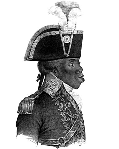 Toussaint L'Ouverture makes speech saying that the Revolution lives on