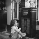 Girl listening to radio