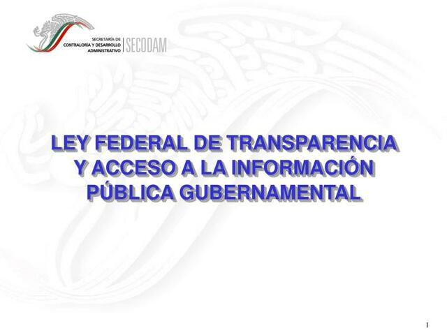 Es publicado en el Diario Oficial de la Federación la Ley Federal de Transparencia y Acceso a la Información Publica Gubernamental.