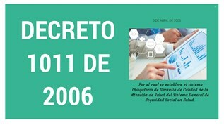 Decreto 1011 del 2006