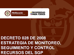 Decreto 028 del 2008