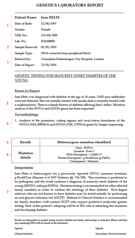 Recommendations on Genetic Testing