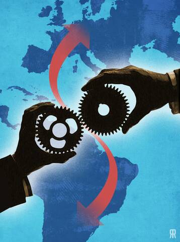 Cambio de estilo europeo a norteamericano (sistema social)