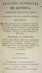 Tratado de química de Lavoisier