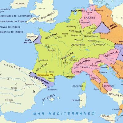 Timeline: impero carolingio