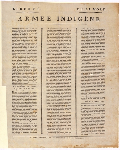 Toussaint L’Ouverture proclaims a new constitution in St. Domingue and is declared Governor for Life