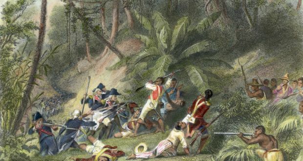 Slaves rise up on northern plantations of St. Domingue