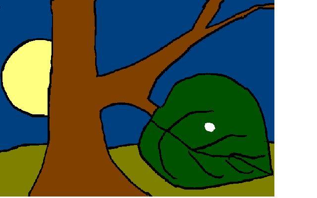 Saturday night the egg lay on leaf