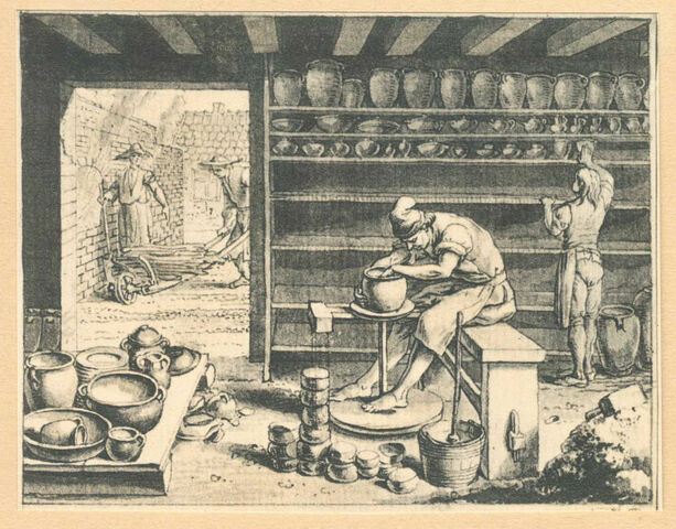 Trabajos de cerámica, alfarería y vidriería (China, India y Egipto)