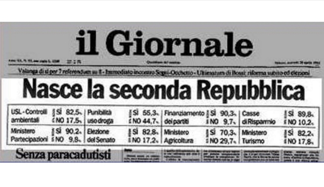 -NASCE LA SECONDA REPUBBLICA-