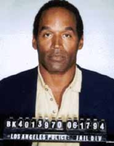 OJ Simpson Tried on 2 counts of murder