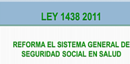 Reforma del sistema general de seguridad social en salud.