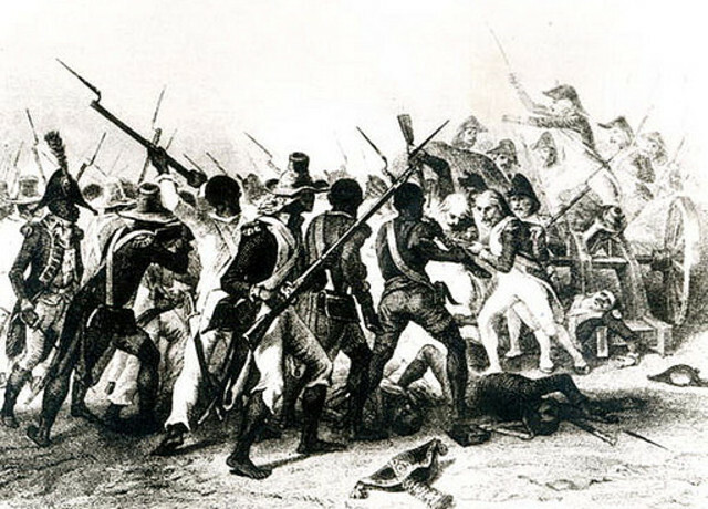 War of Knives begins for Control of St. Domingue