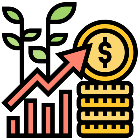 Crecimiento industrial elaborado por Ricardo y Marx
