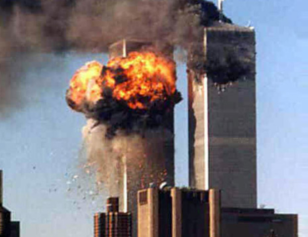 Terrorists attack world trade center and pentagon