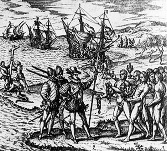 Los conquistadores emplean los métodos de los indígenas