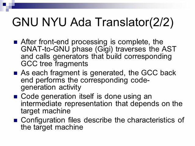 1992 GNU generación de código