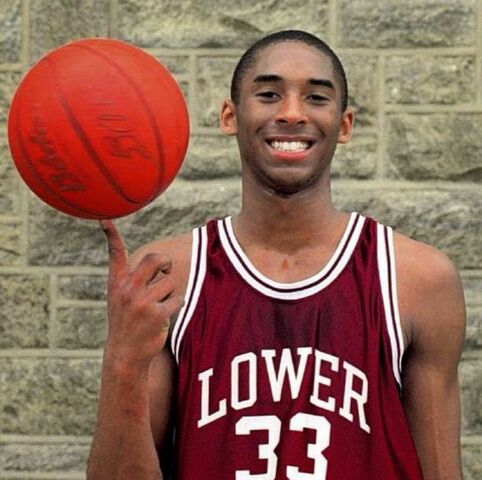Kobe starts to study In Lower Merion High school