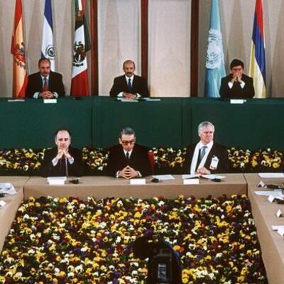 Timeline: Presidentes desde los acuerdos de paz hasta la fecha.