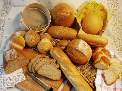 Variedad de pan Griego