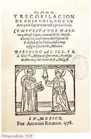 Segunda edición del libro de cirugía por Alonso López.