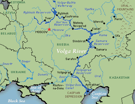 FIUME RUSSO VOLGA