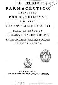 Real Tribunal del Protomedicato