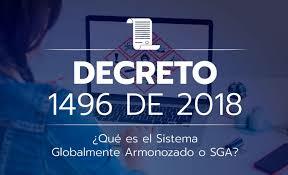 Decreto 1496 de 2018, 06 Agosto