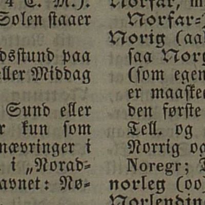 Timeline: Norsk språkhistorie