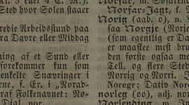 Timeline: Norsk språkhistorie