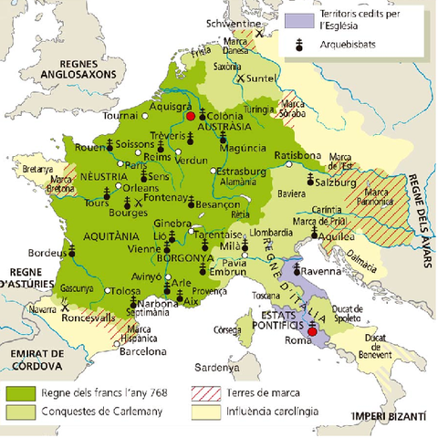 2.1. L'imperi carolingi