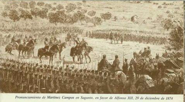 Pronunciamiento de Martínez Campos en Sagunto