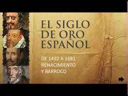 Siglo de oro Español (1492 - 1681)
