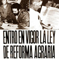 Promulgacion de la ley de reforma agraria