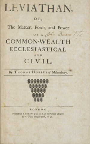 publication of Leviathan