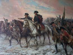 Washington arrives on outskirts of boston with continental troops